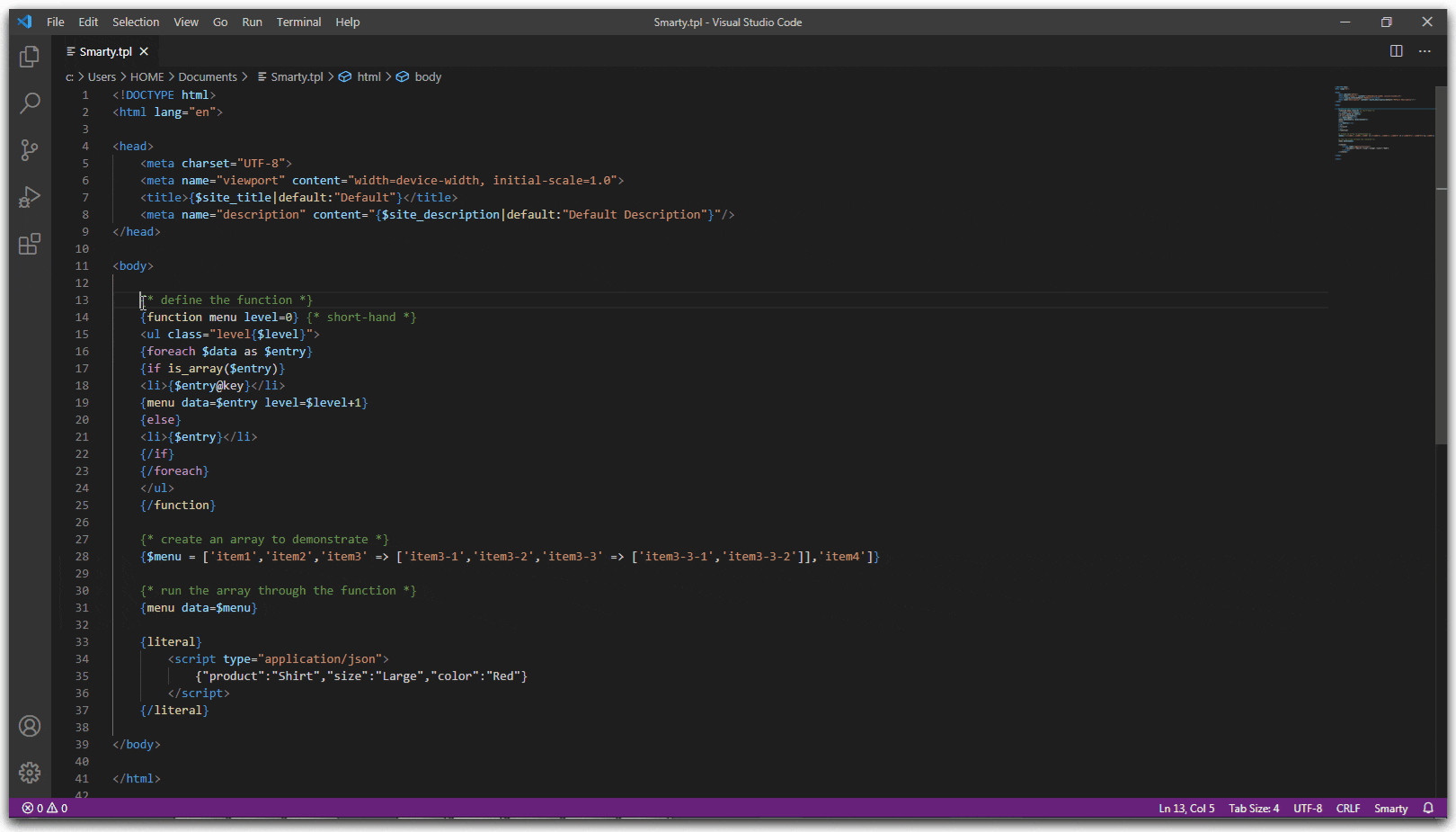 visual studio code format laravel blade