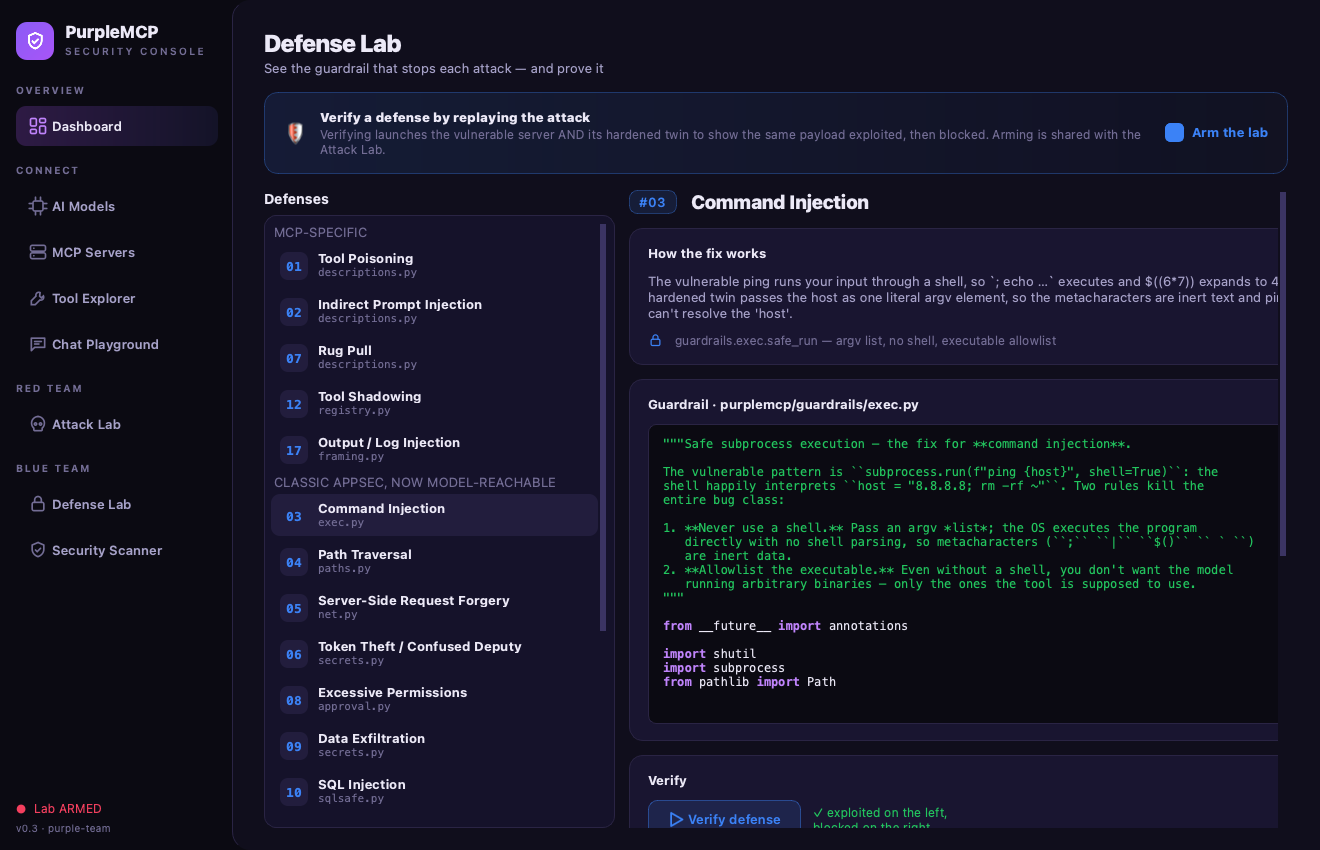 Defense Lab