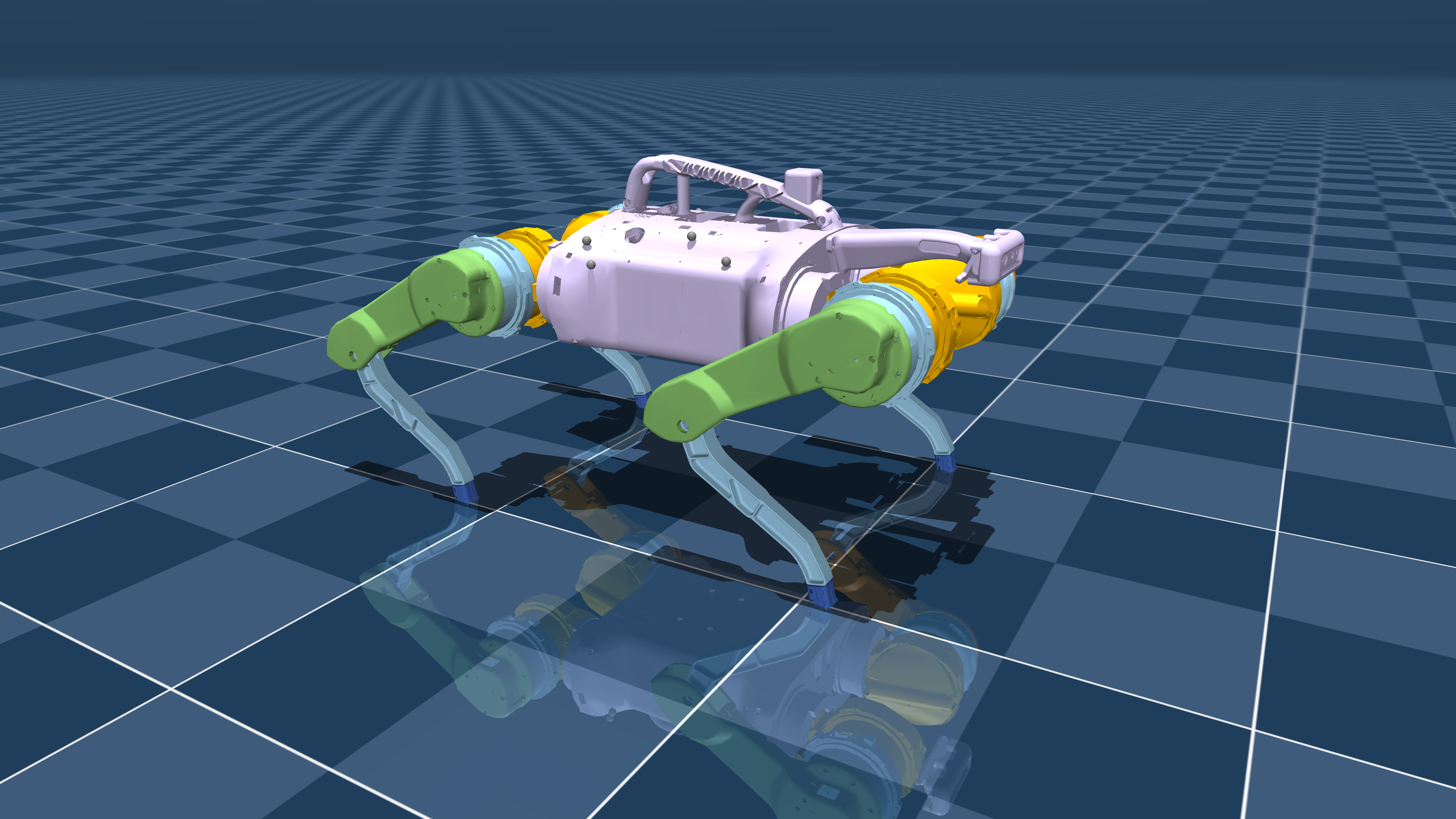 Barkour Robot Sim Model