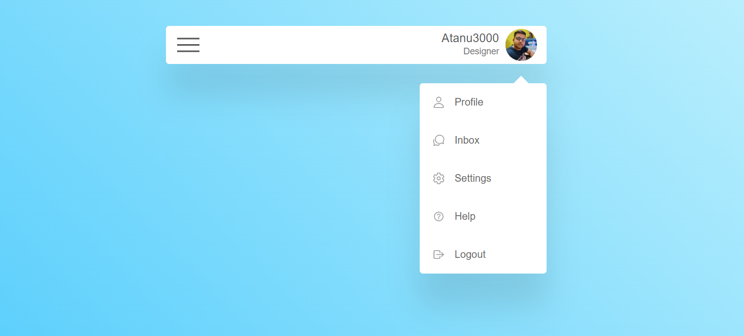 GitHub - atanu3000/Drop-down-menu