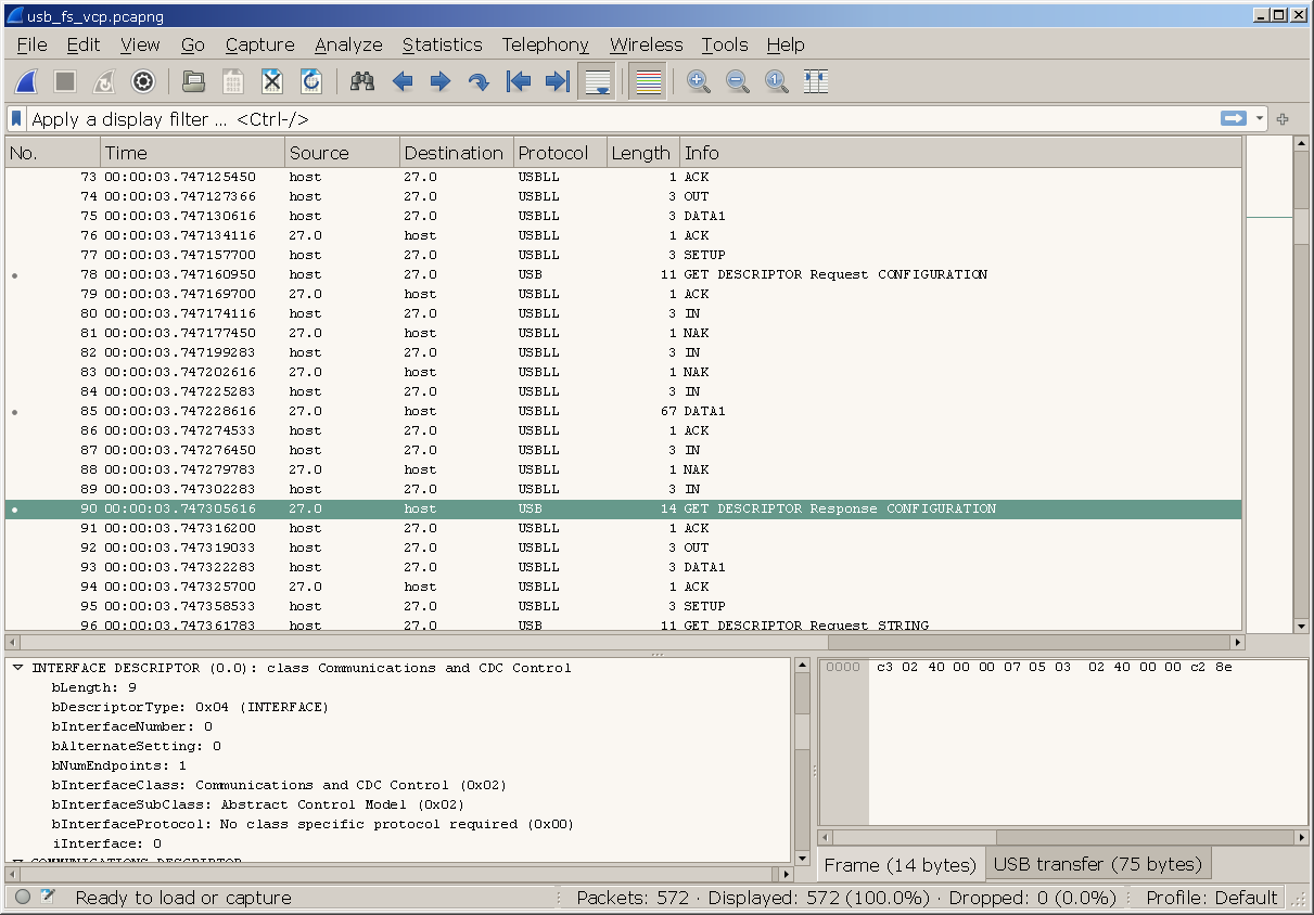 Usb sniffer, from the project README