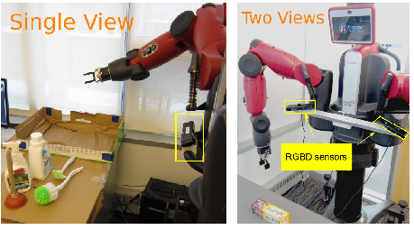Single View and Two Views rviz screenshot
