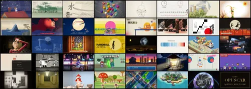 Lemo-Opuscar official cover showing a collage of film styles