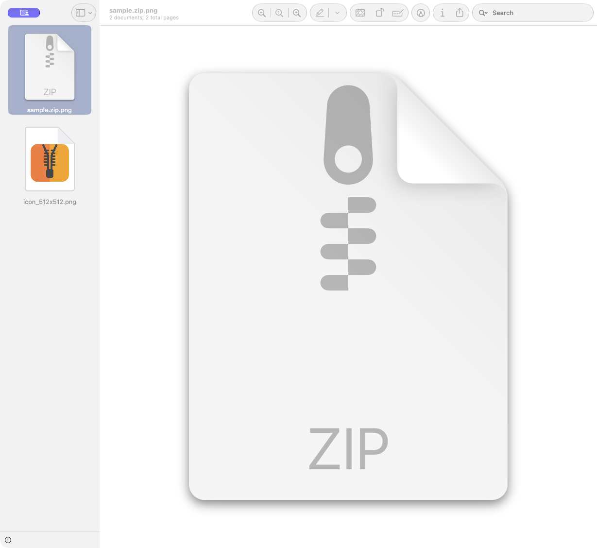 Current ZIP icon