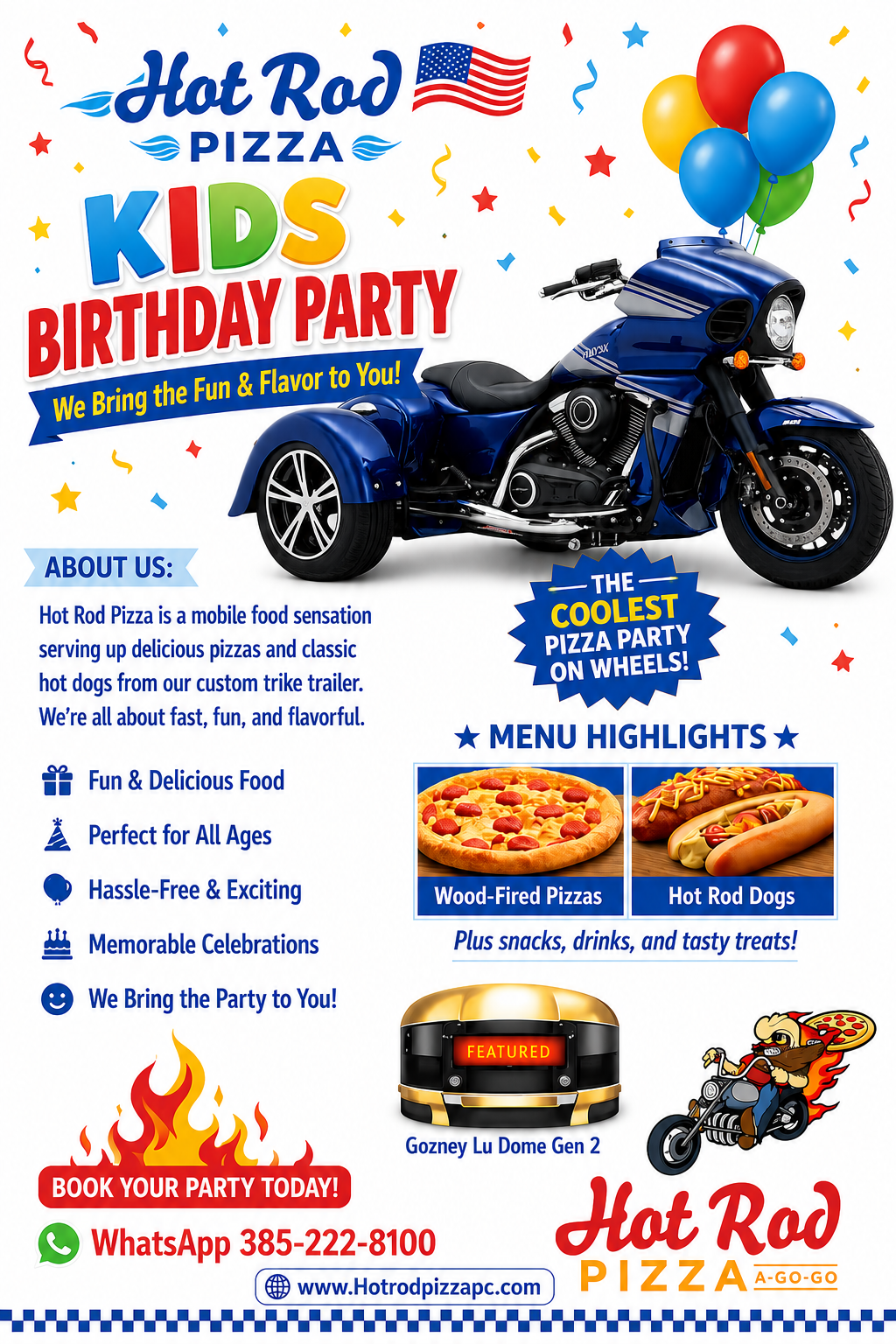 Kids Birthday Party Brochure