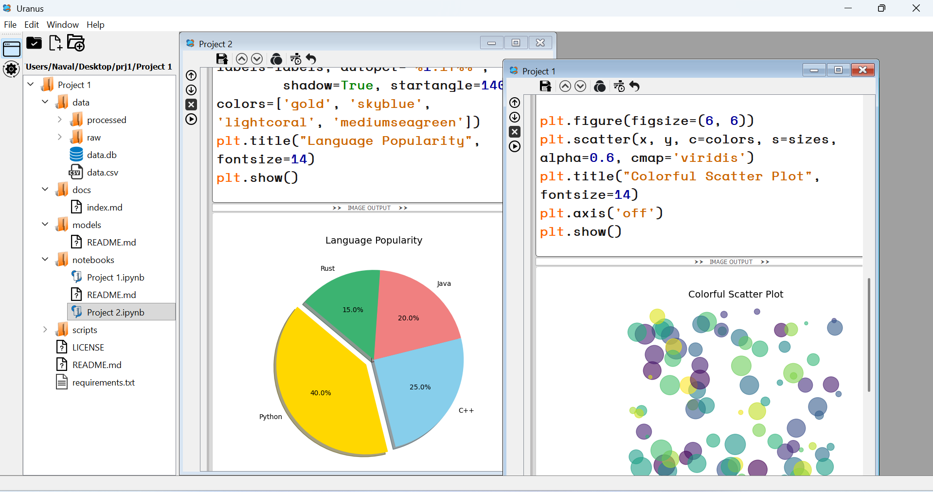 Uranus IDE Screenshot 3