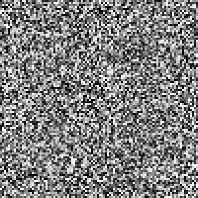 Image of noise generated from only the grid lattice points. Grid size: 100x100, Canvas Size: 100x100, Scale Factors: 1x1