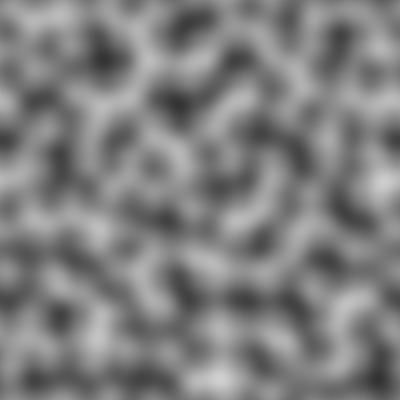 Image of Perlin noise with 39 interpolation points between every lattice point. Grid size: 10x10, Canvas Size: 400x400, Scale Factors: 40x40