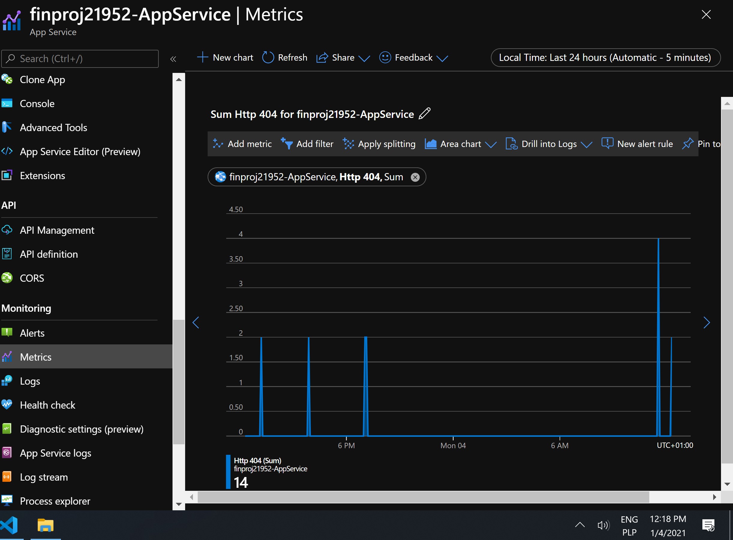 azure monitor alert