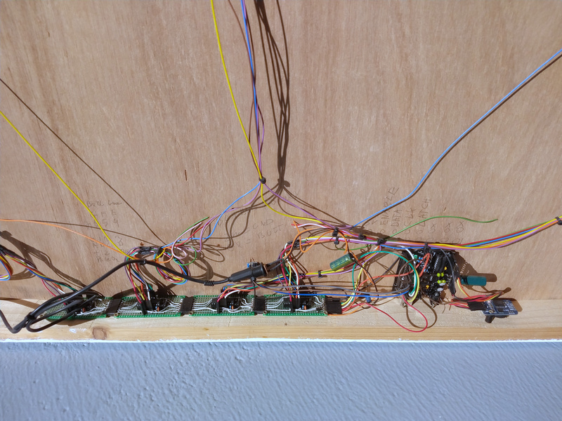 LED-Strip clock, from the project README