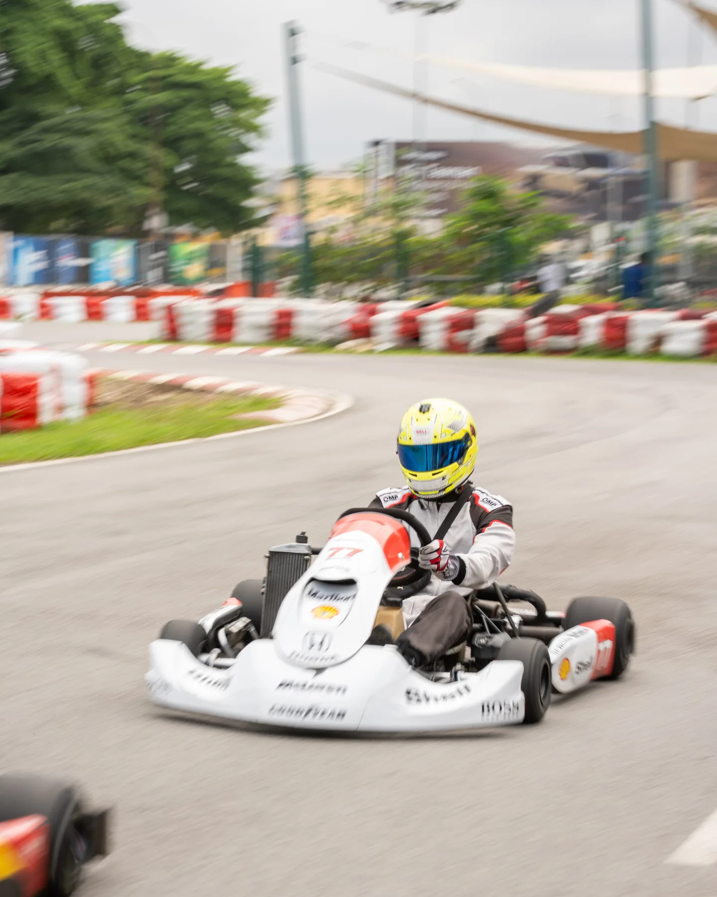 Kart on track at Espace Superkart during Race Weekend
