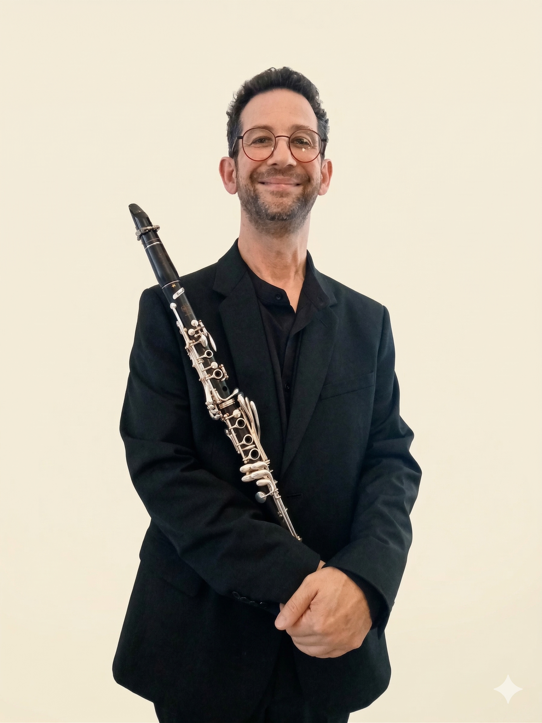Emmanuel Battaglia, clarinettiste et arrangeur du Quintette Atout Vent