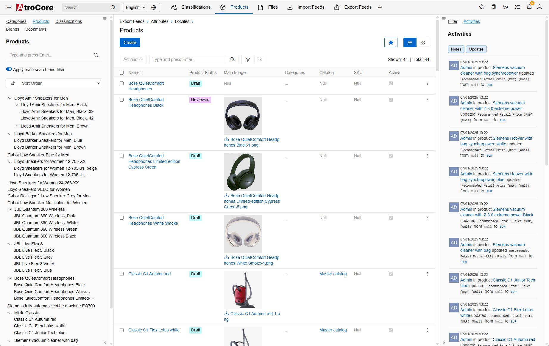 Product List