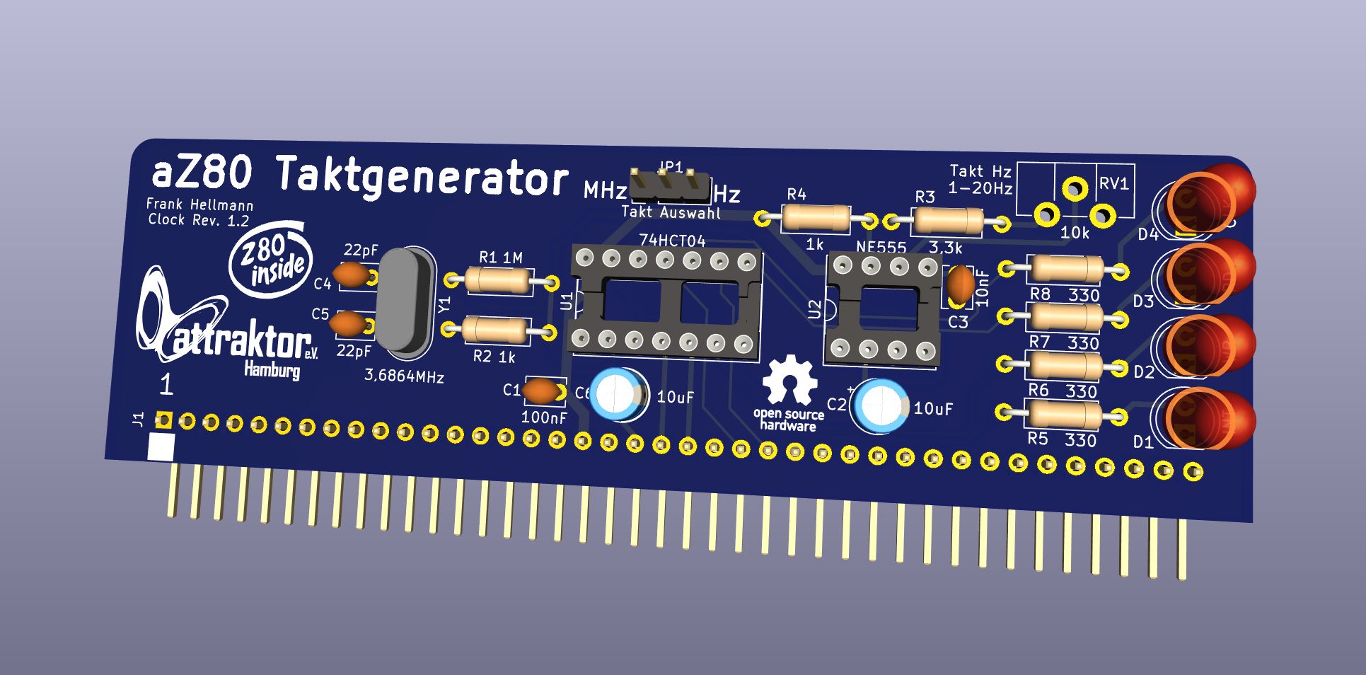 AZ80 Clock, from the project README