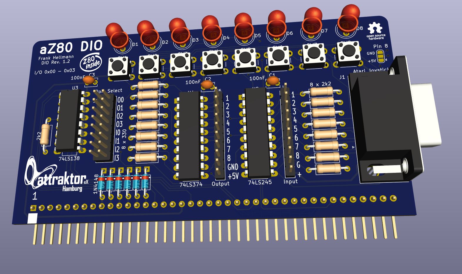 AZ80 DIO, from the project README