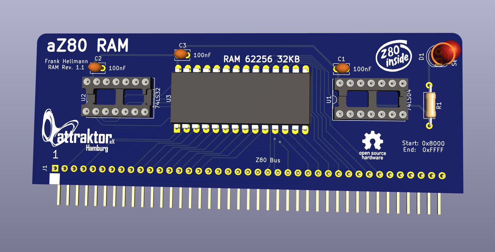 AZ80 RAM, from the project README