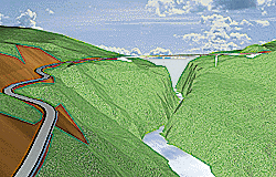 3D RoadCalc Screen View