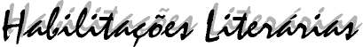 Habilitações Literárias