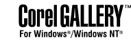 Corel Gallery For Windows&reg;/Windows NT&reg;