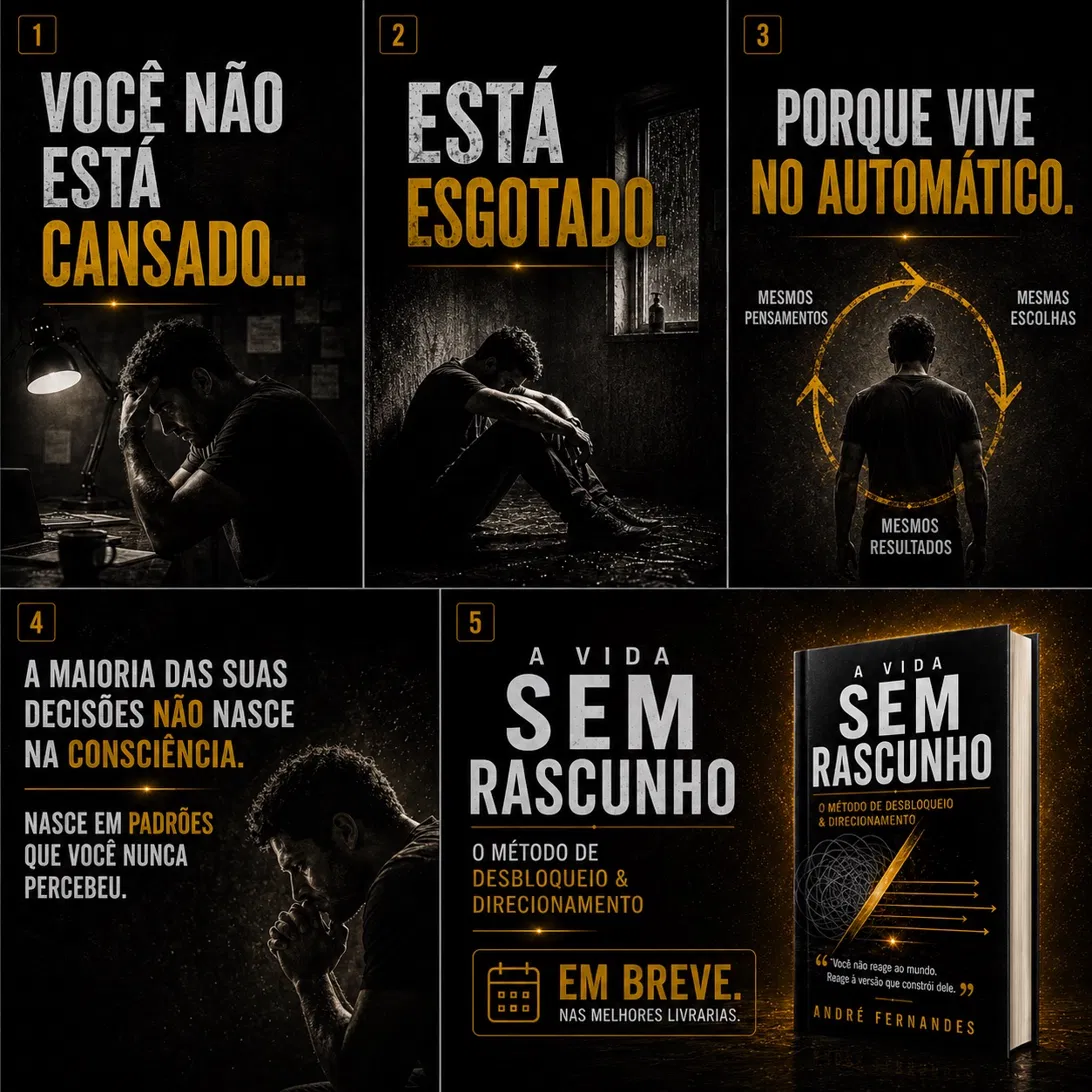 A Vida Sem Rascunho — Por que este livro existe