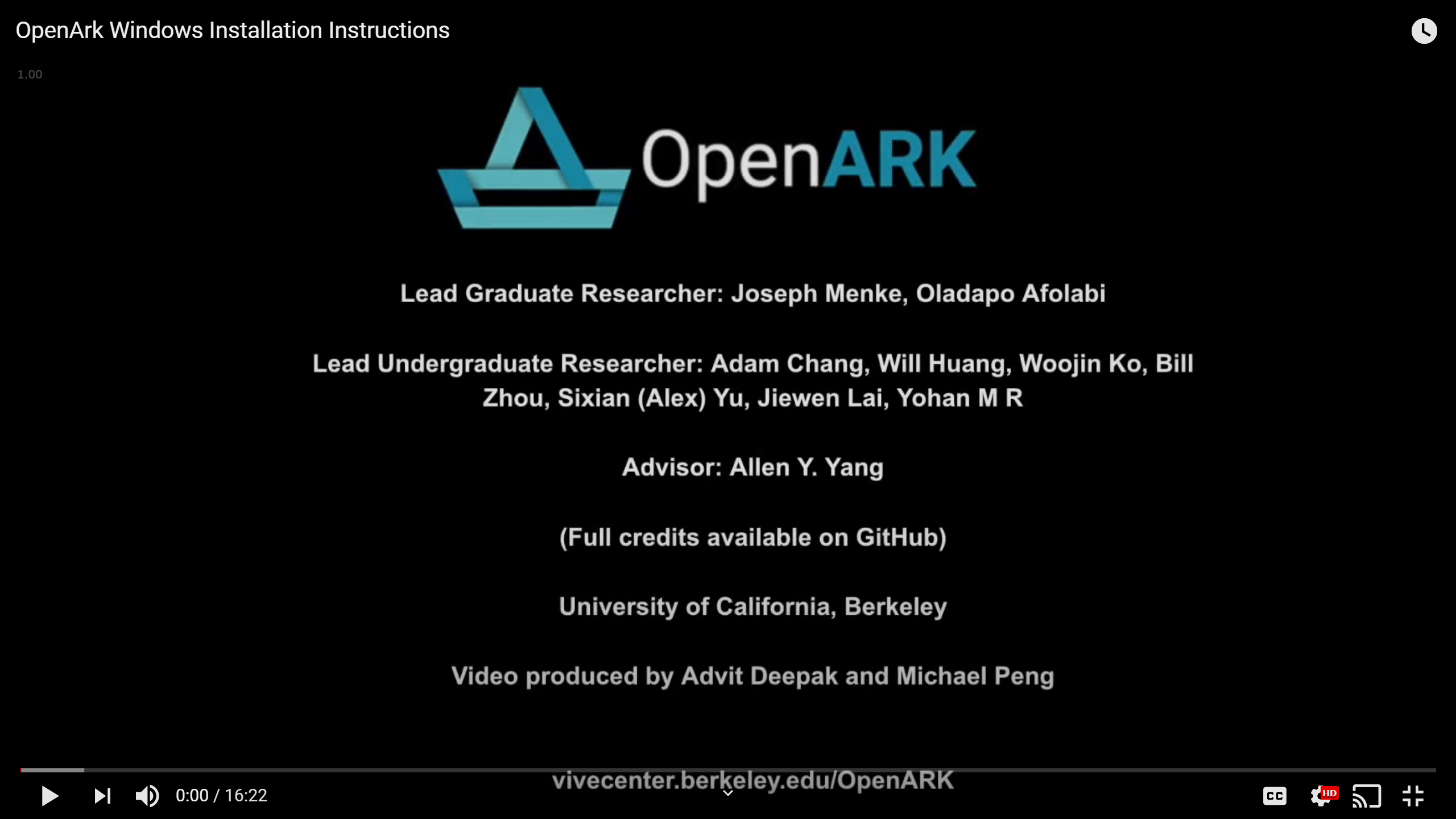 OpenArk Windows Installation Instructions