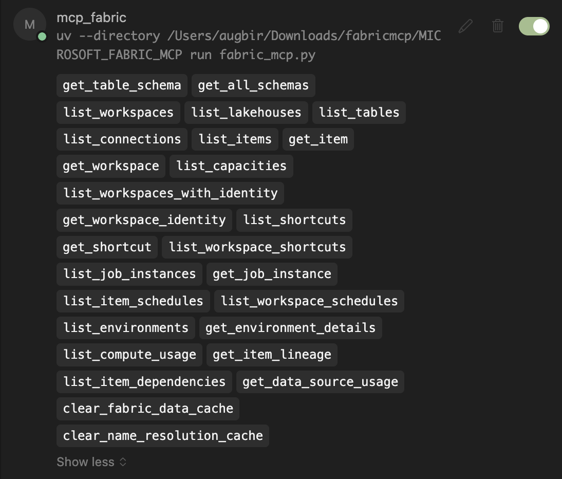 Successful MCP setup in Cursor