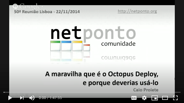 Octopus Deploy Video - NetPonto