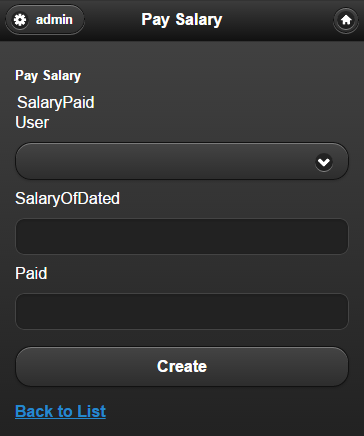 Pay salary