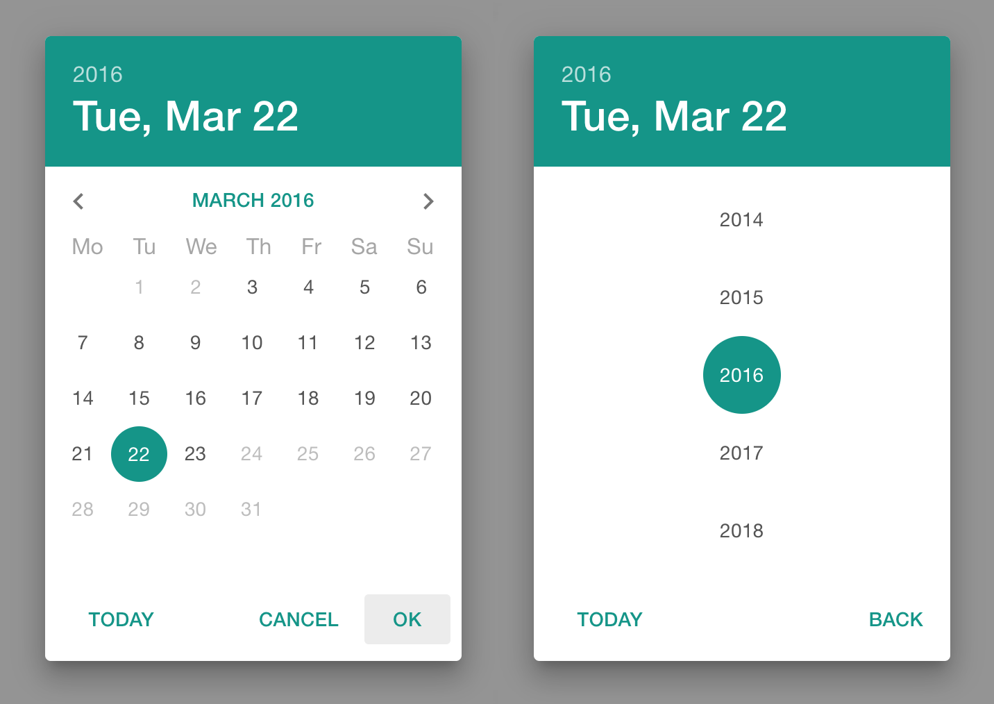 Date picker image