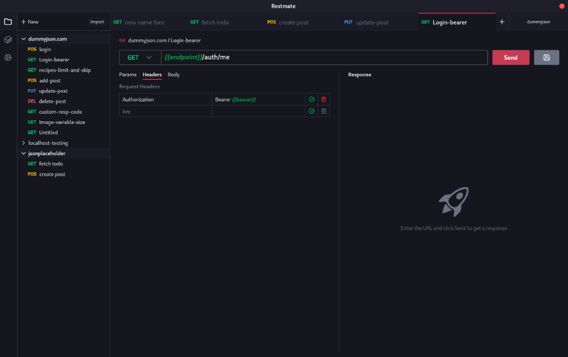 Restmate Dashboard