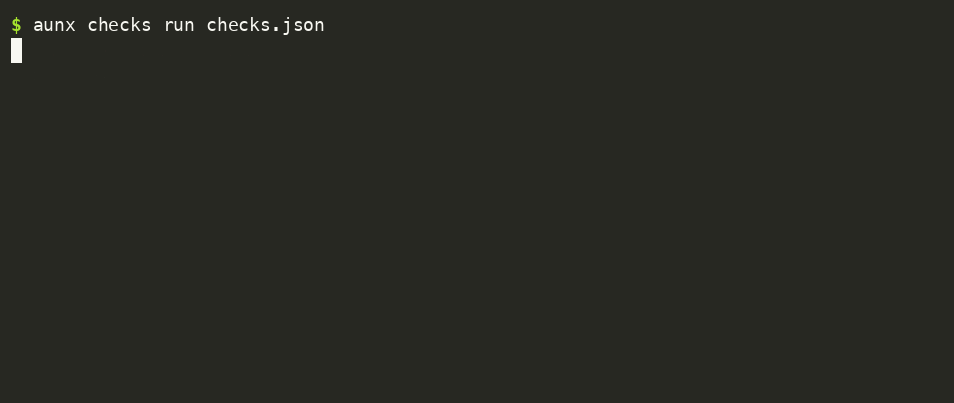 Acceptance gate rejects a missing output, then passes after the output exists