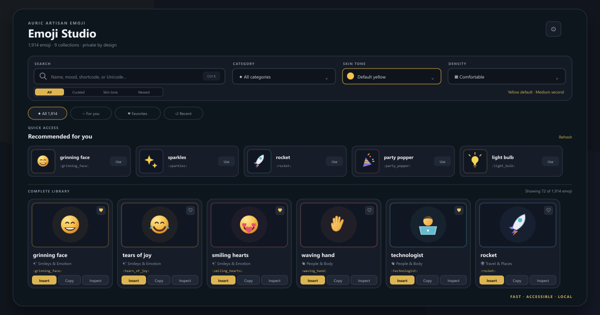 Auric Artisan Emoji Studio