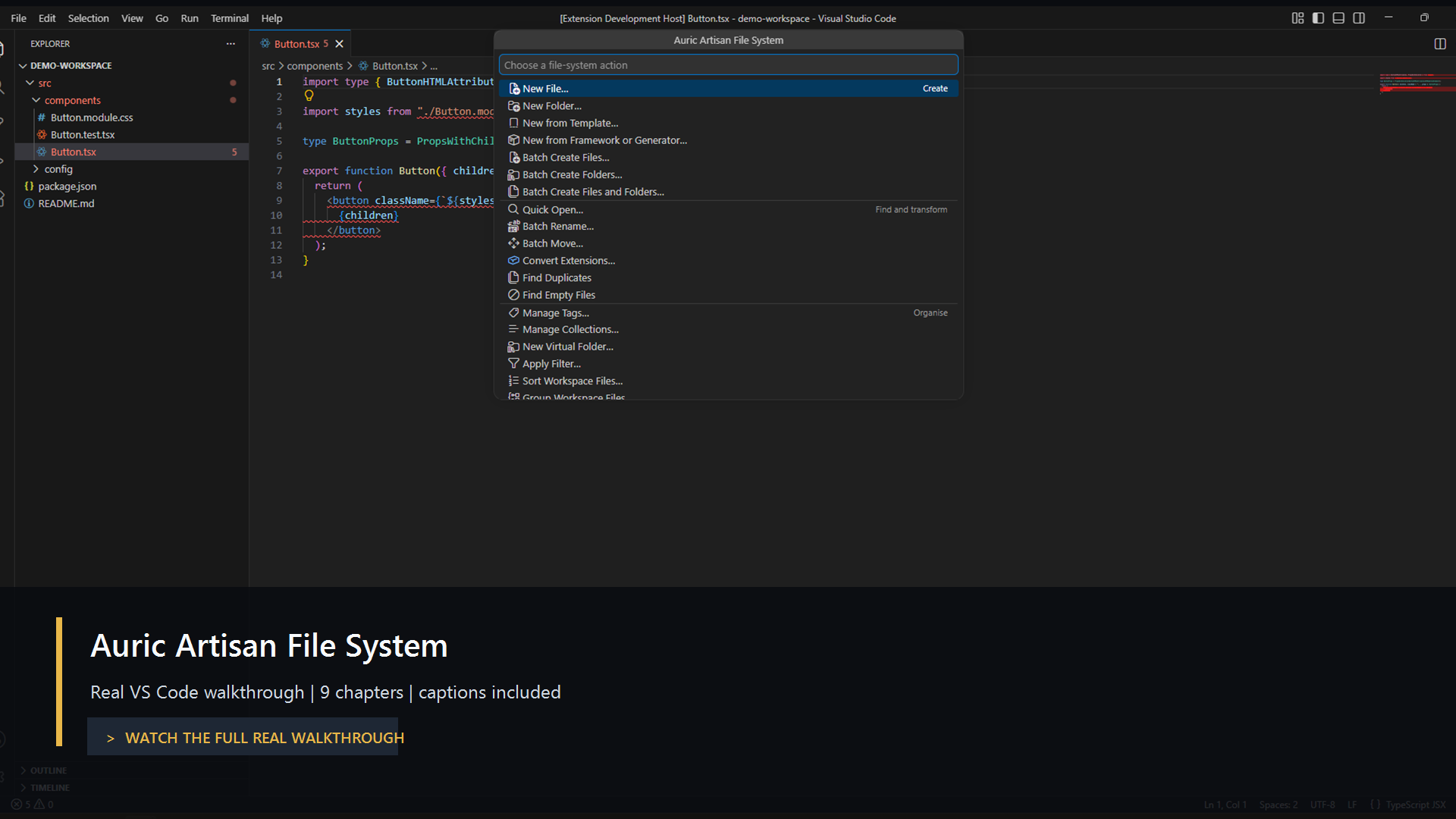 Poster for the earlier File System workflow recording