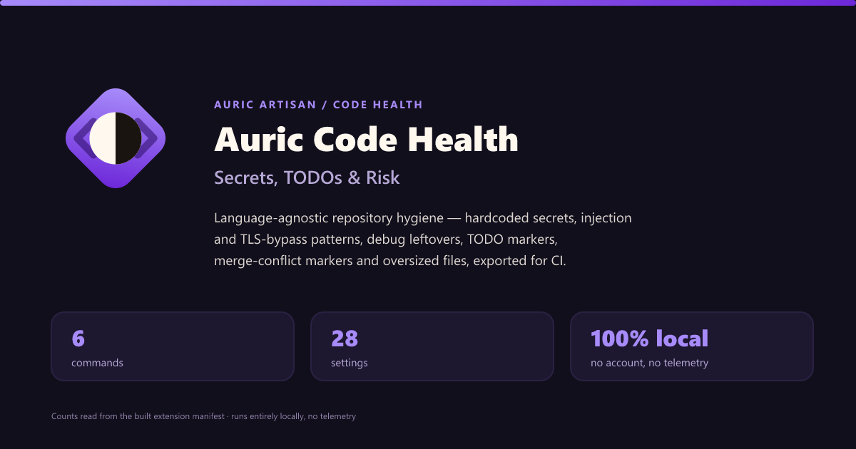 Auric Code Health hero