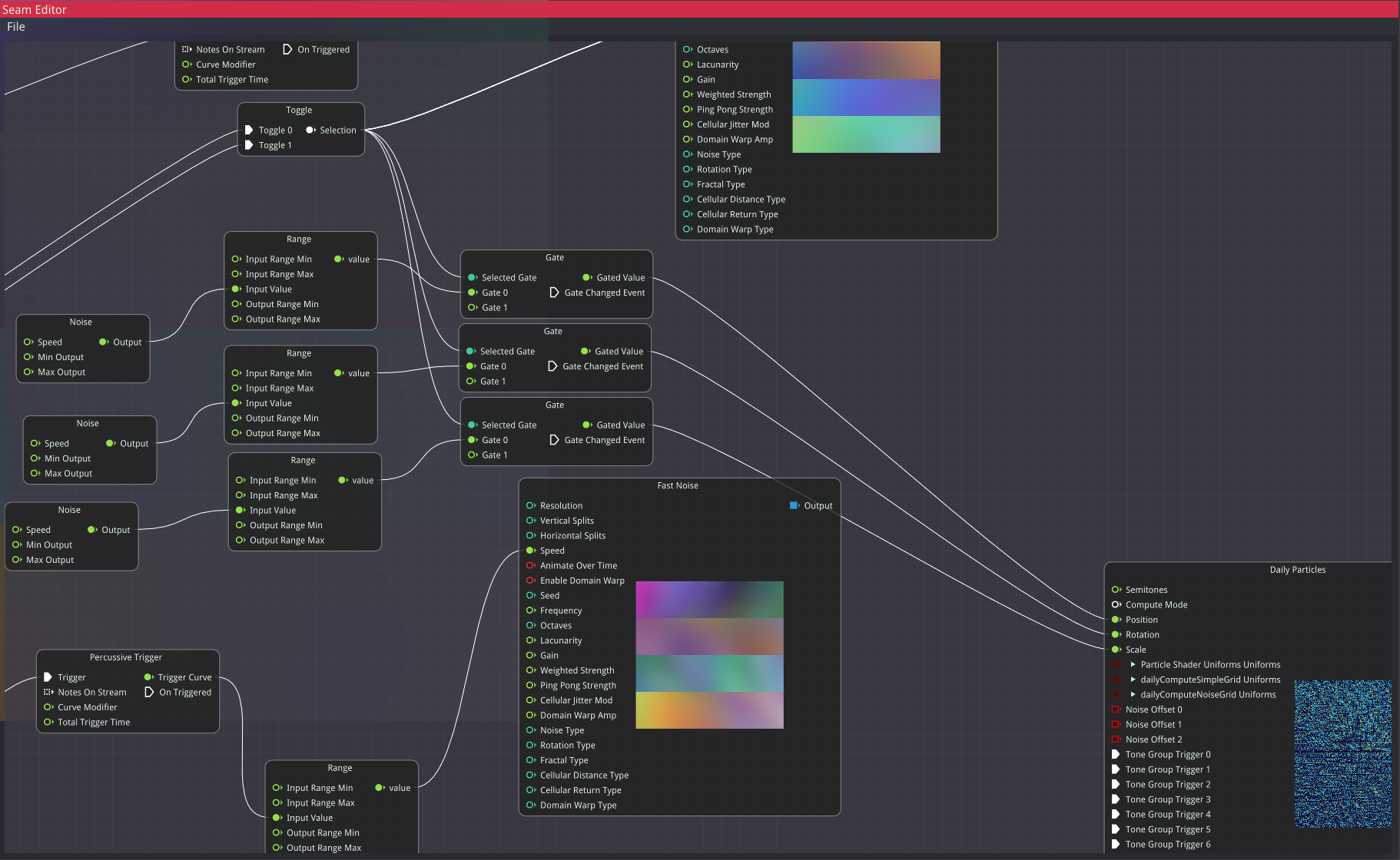Seam Editor Preview