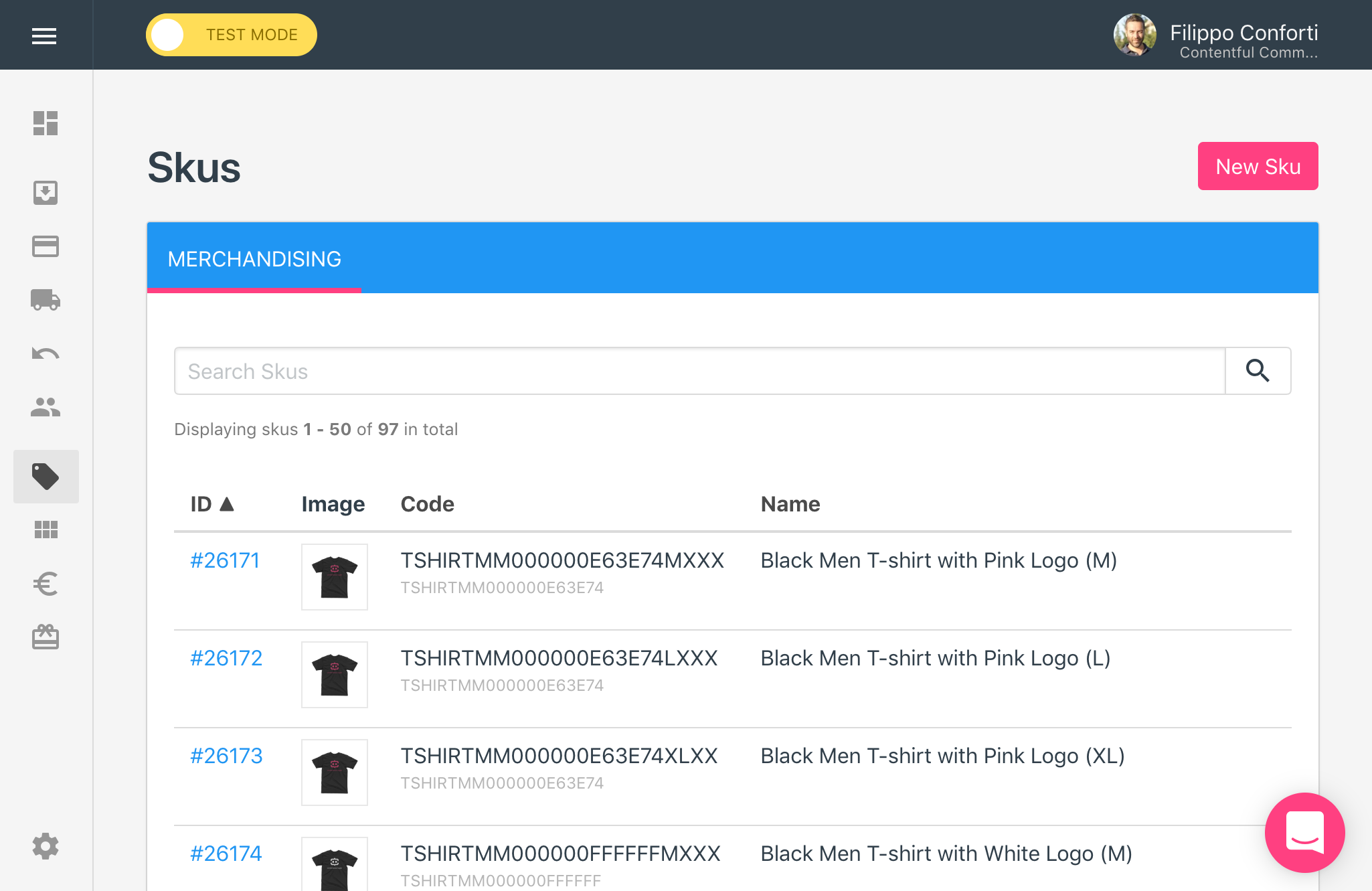 Commerce Layer SKUs