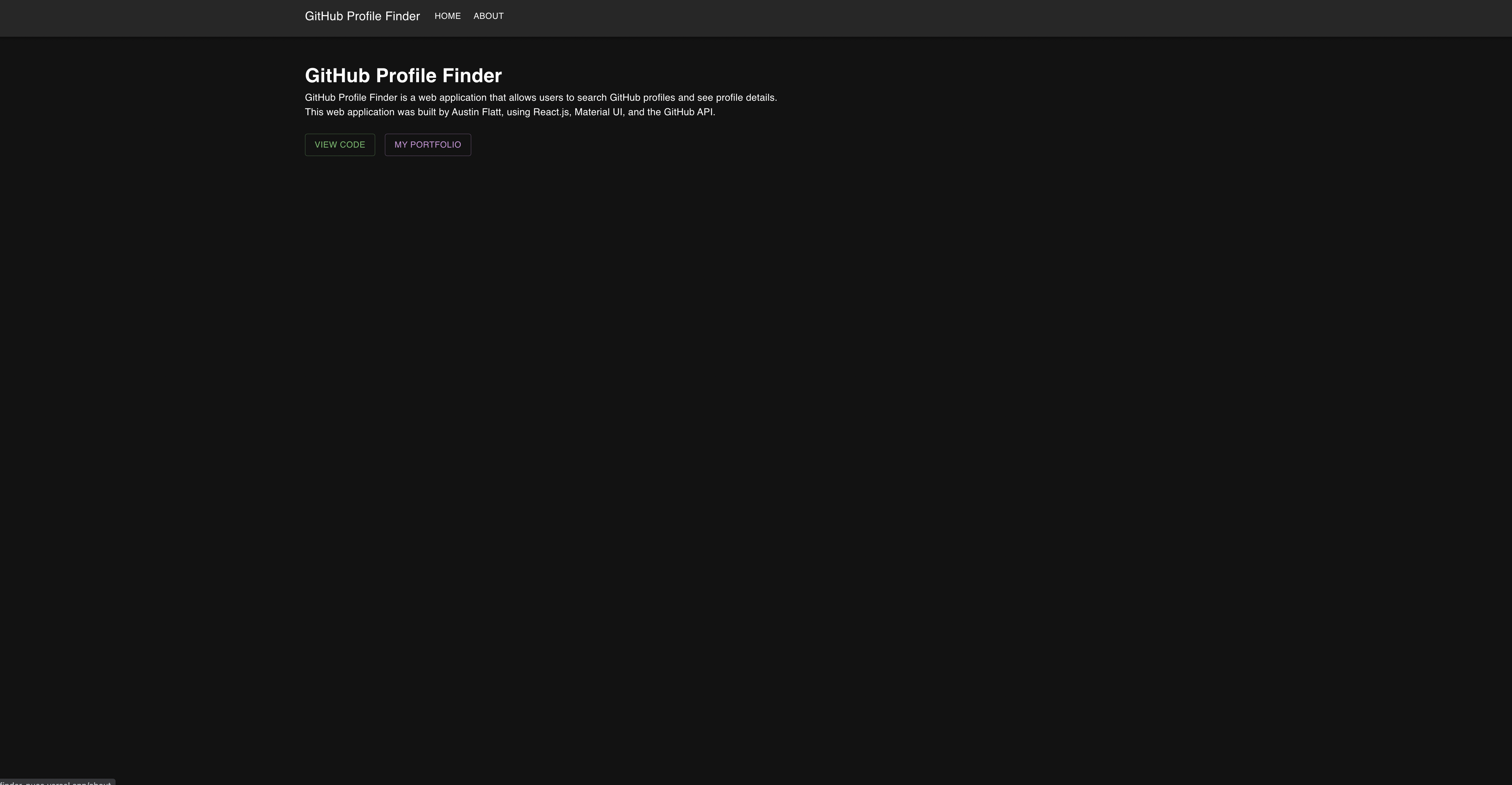 GitHub - Austindflatt/github-profile-finder: React App That Allows ...