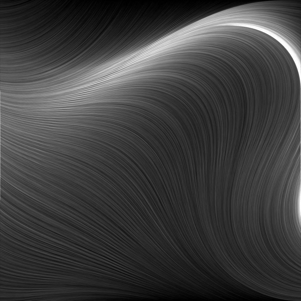 A particle flow field