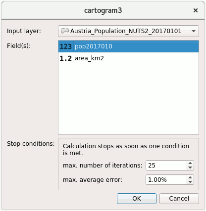 cartogram3 user interface