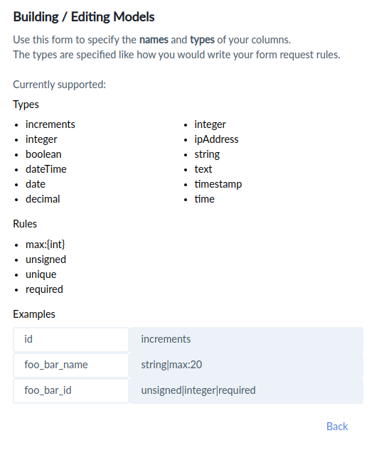 Fields Explanation