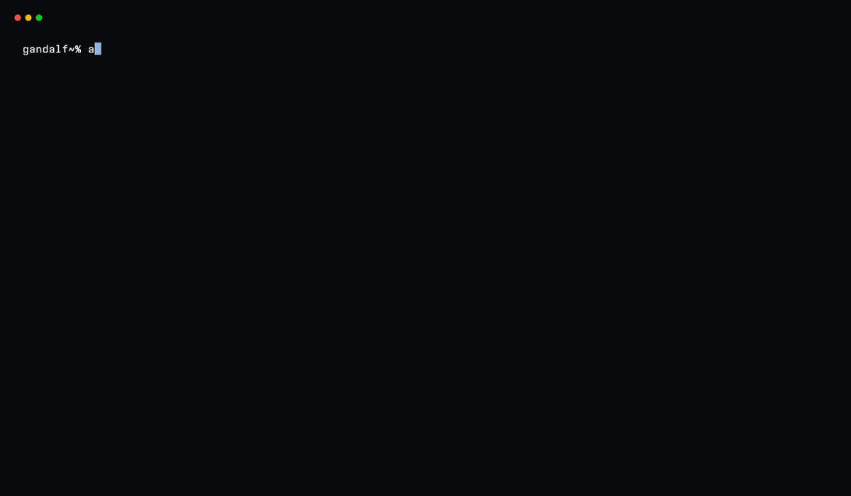 Alt Autohand in the terminal