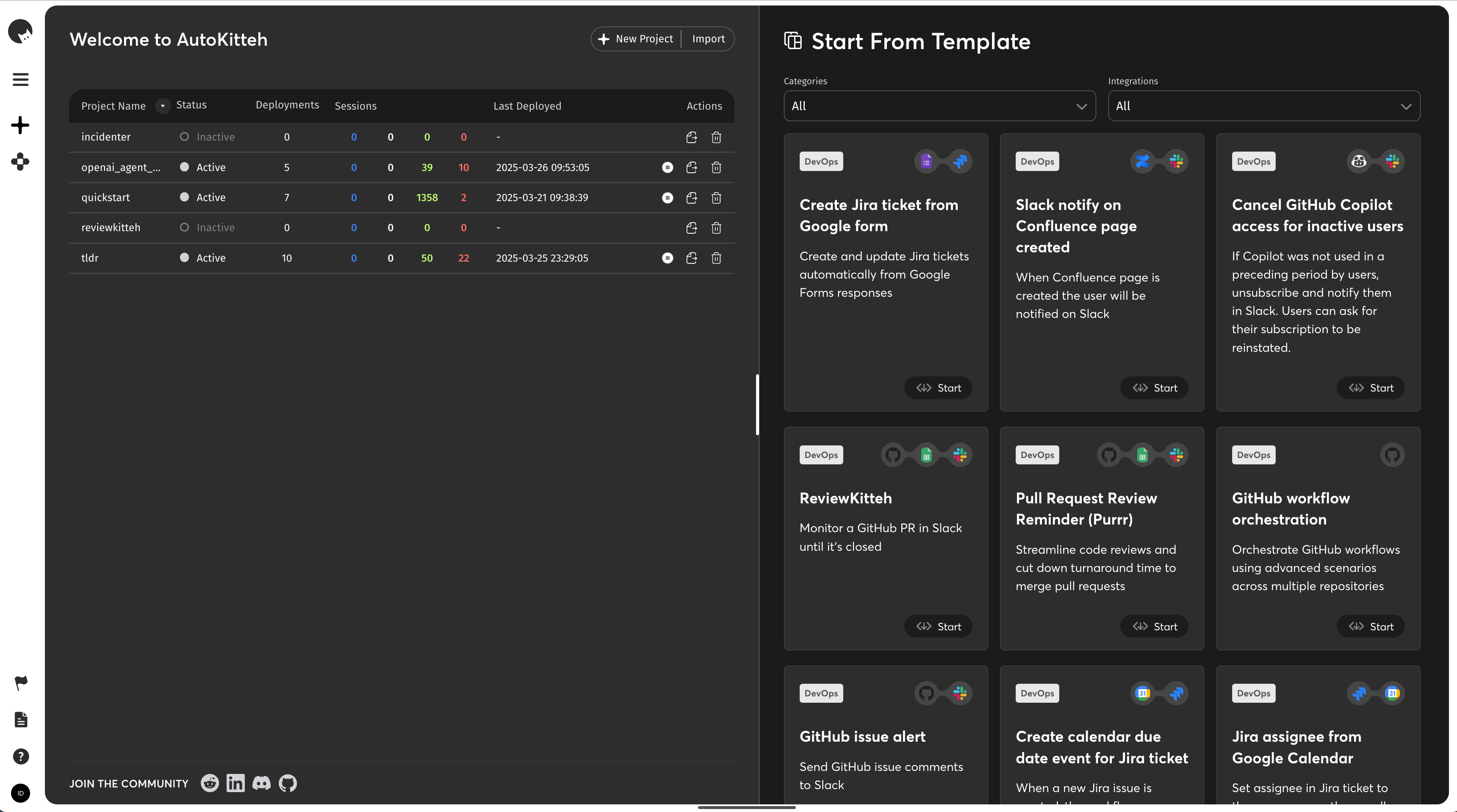 Web UI screenshot