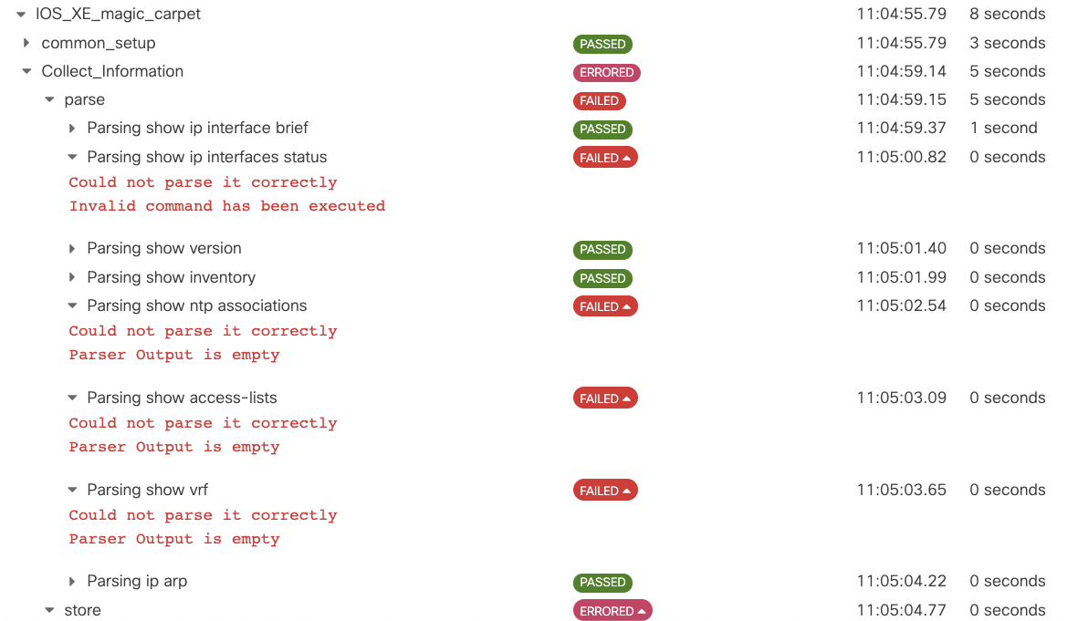 Sample Log