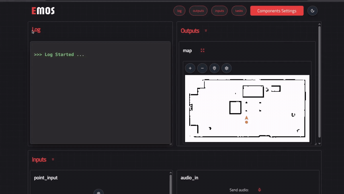 Navigation System UI Example GIF