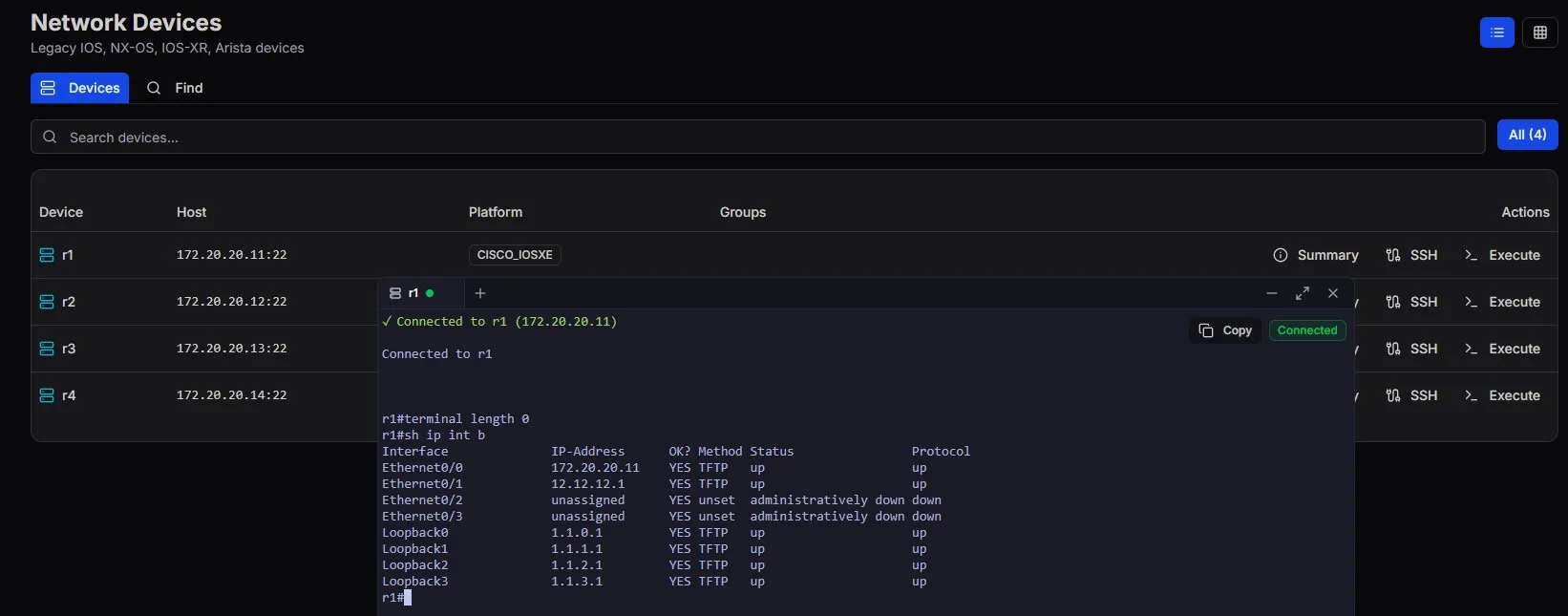 SPOG Dashboard - Single Pane of Glass