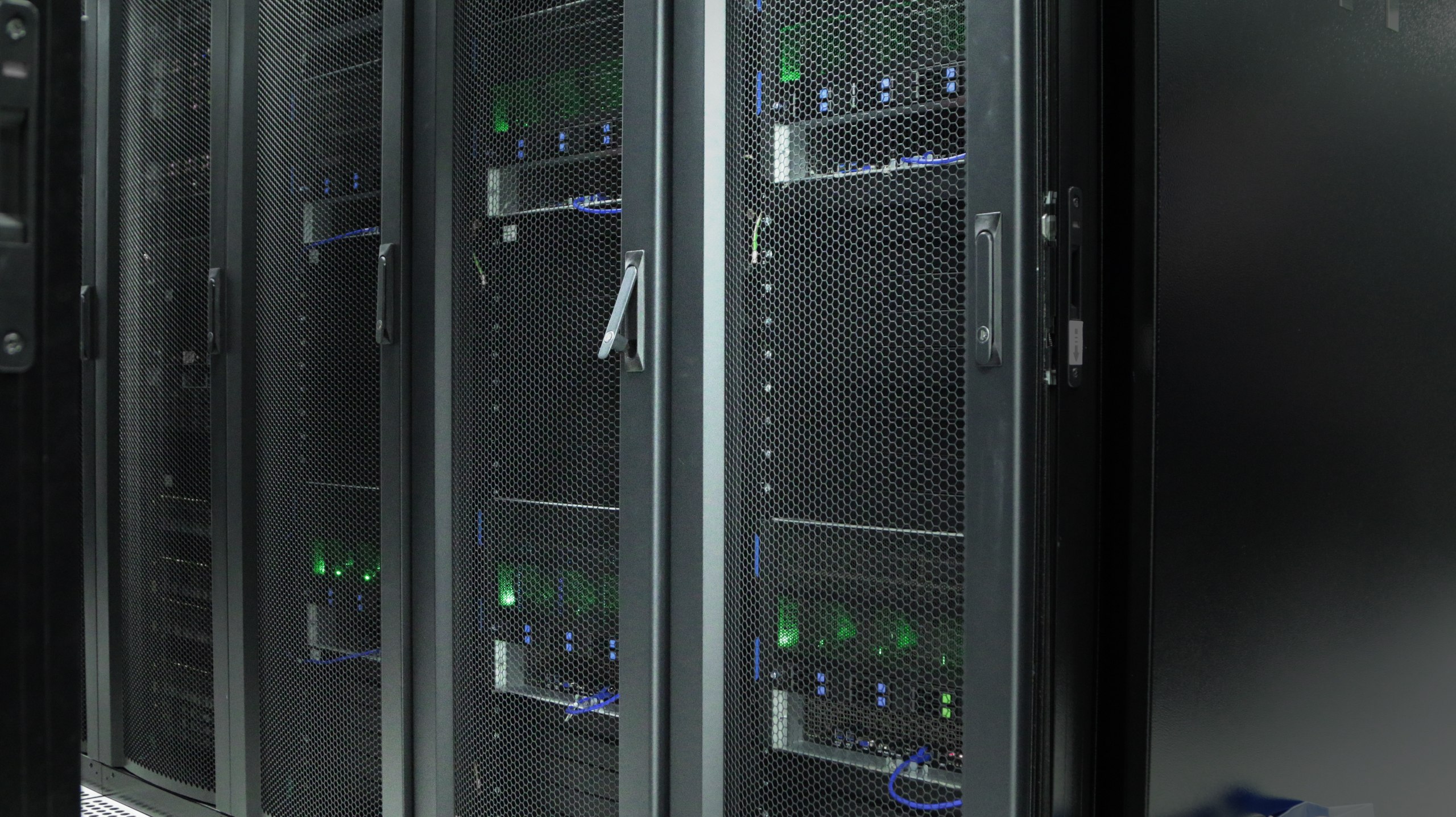 Racked in the data center — on-prem, where the data never leaves the building