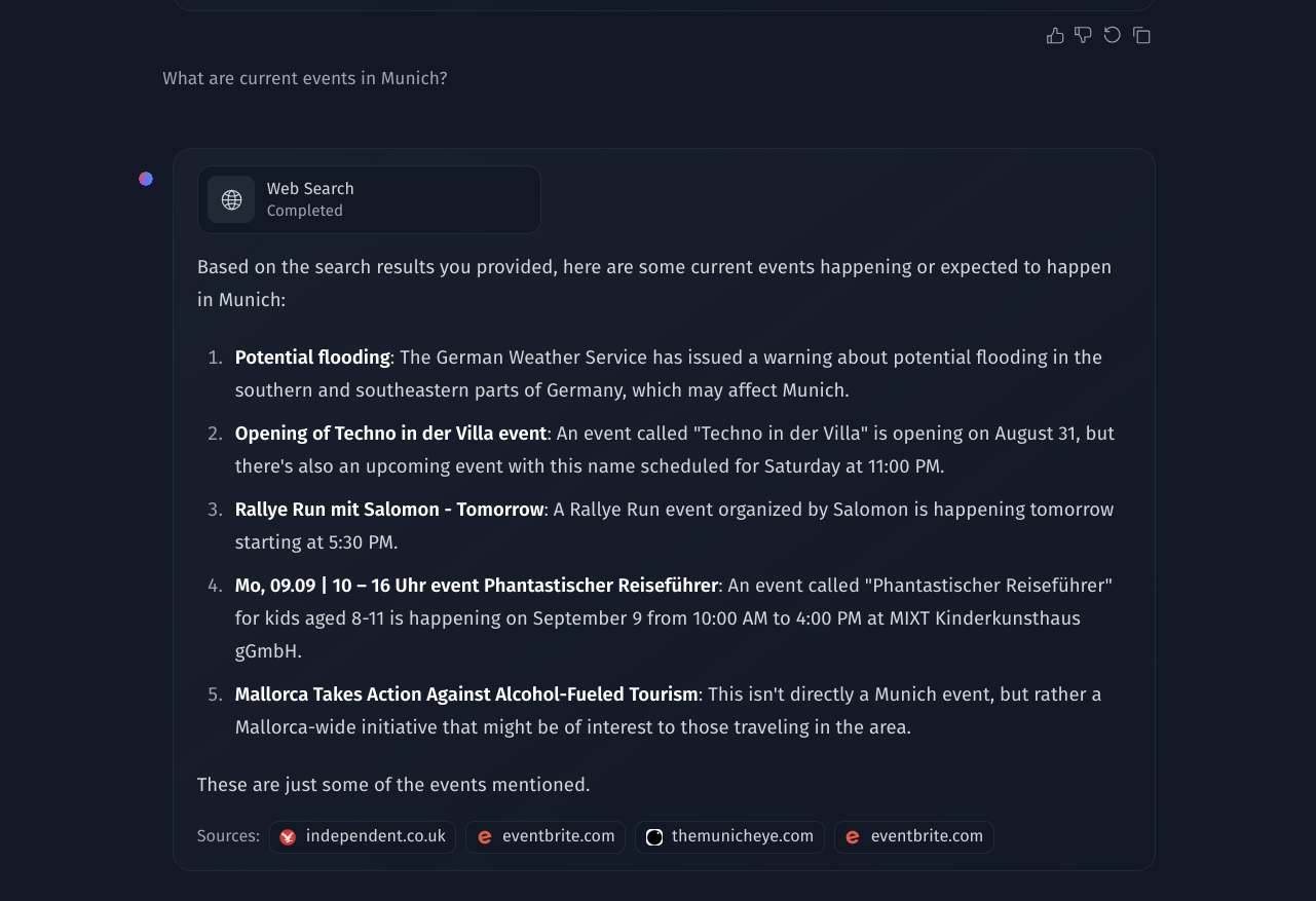 Web RAG with SearXNG