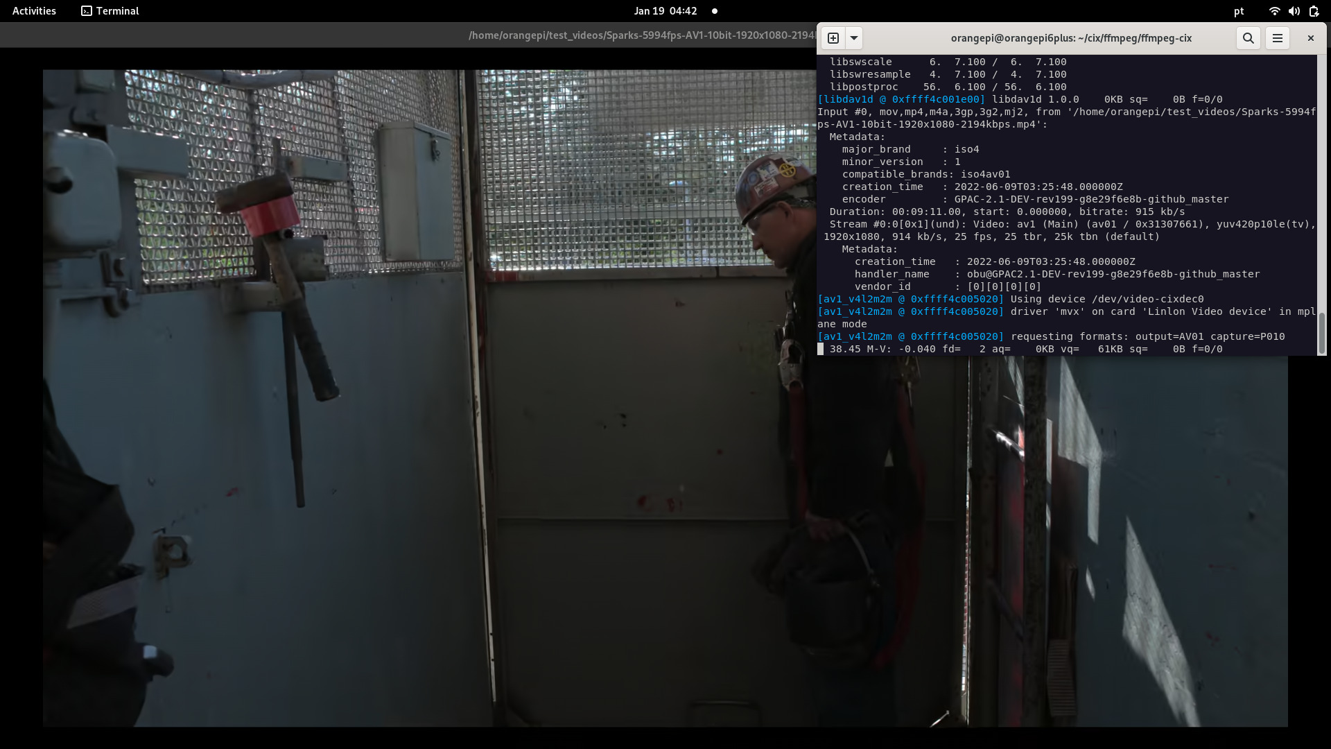 ffplay pre installed
