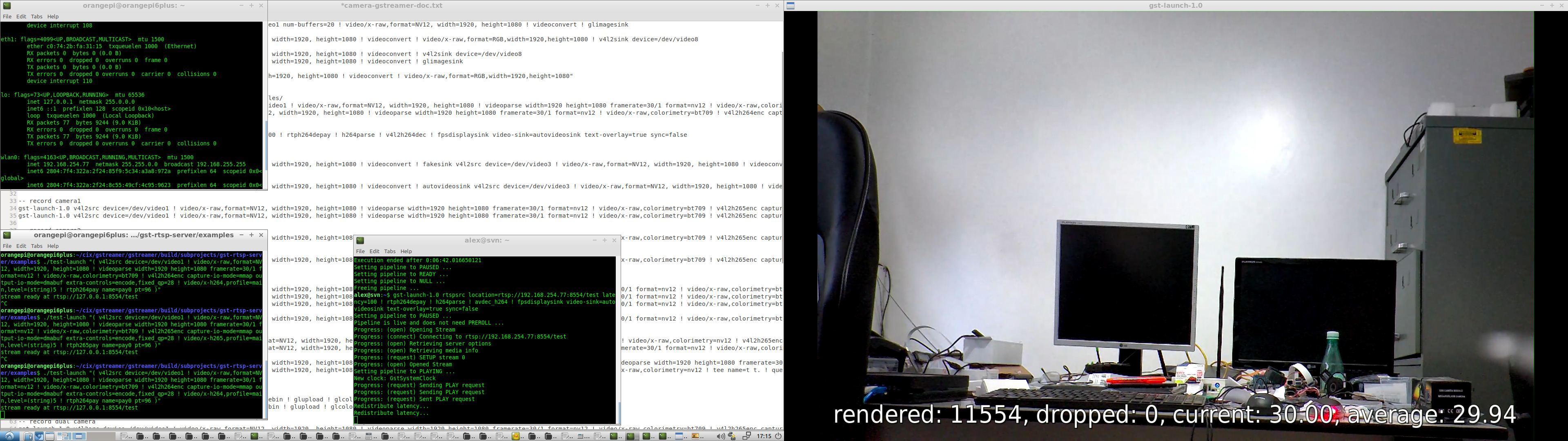 H264 Camera1_fps_1920x1080 streaming RTSP