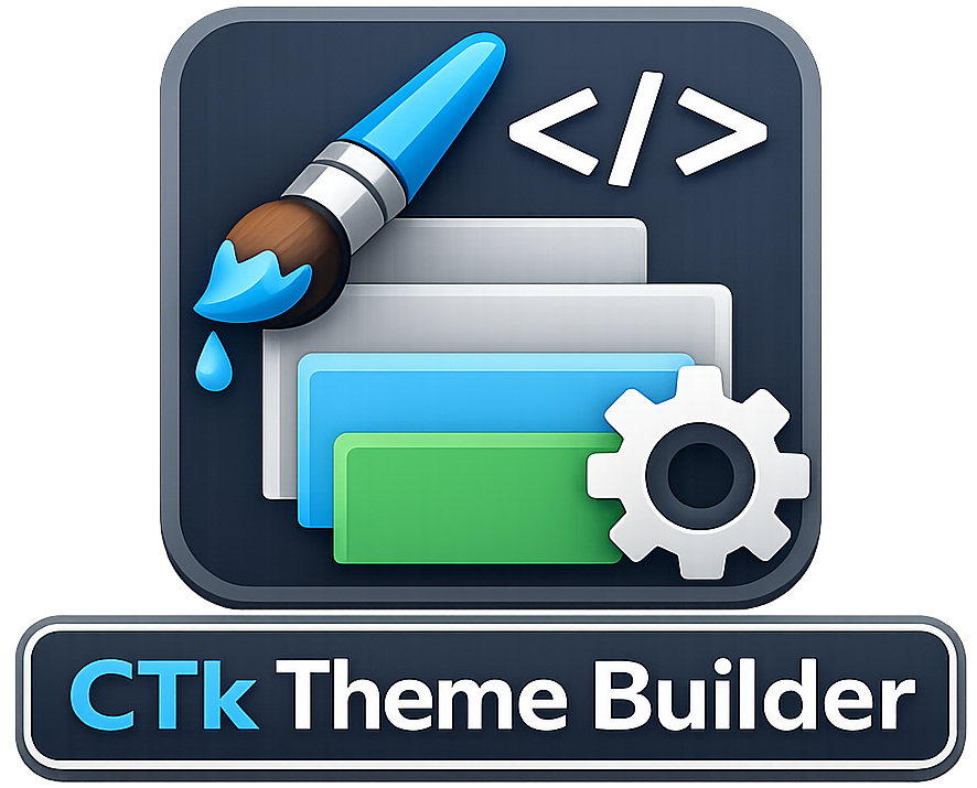 CTk Theme Builder